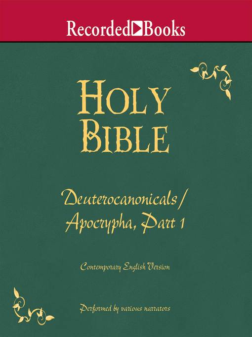 Title details for Part 1, Holy Bible Deuterocanonicals/Apocrypha-Volume 18 by Various - Wait list